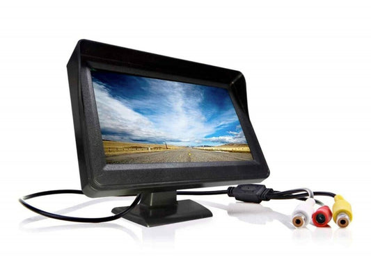 MONITOR LCD TFT 4.3" A COLORI AUTO CAMPER PER TELECAMERA RETROMARCIA REAR VIEW