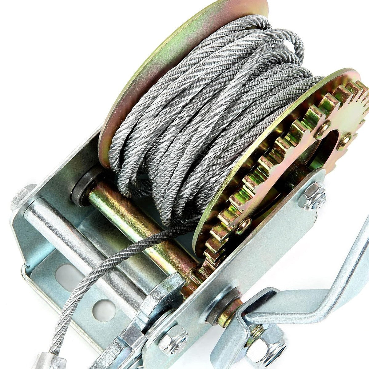 PARANCO MONTACARICHI VERRICELLO GANCIO MANUALE ARGANO 800 LBS CAVO ACCIAIO