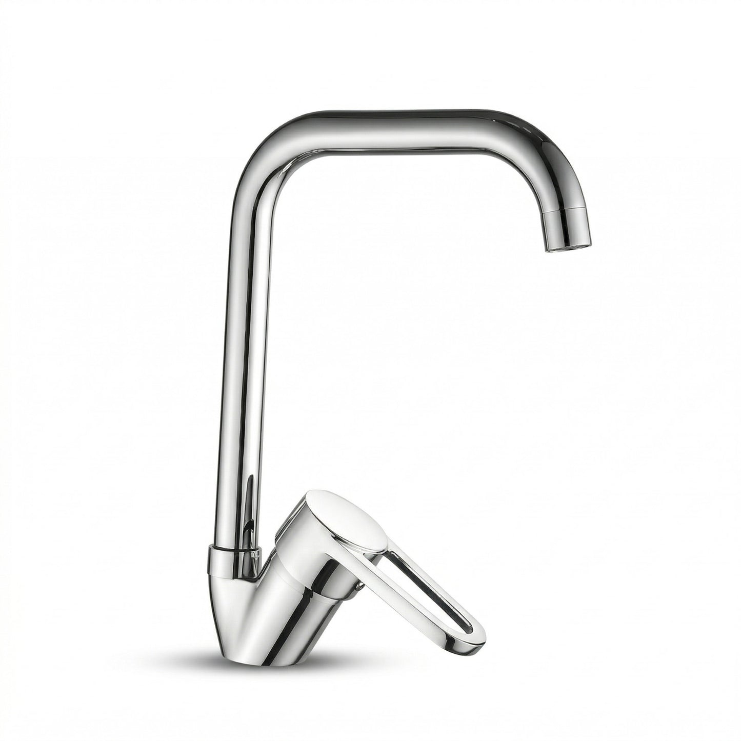 RUBINETTO MISCELATORE CUCINA MONOCOMANDO LAVANDINO COLLO ALTO GIREVOLE 8568