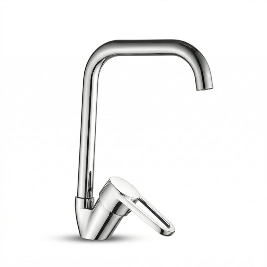 RUBINETTO MISCELATORE CUCINA MONOCOMANDO LAVANDINO COLLO ALTO GIREVOLE 8568