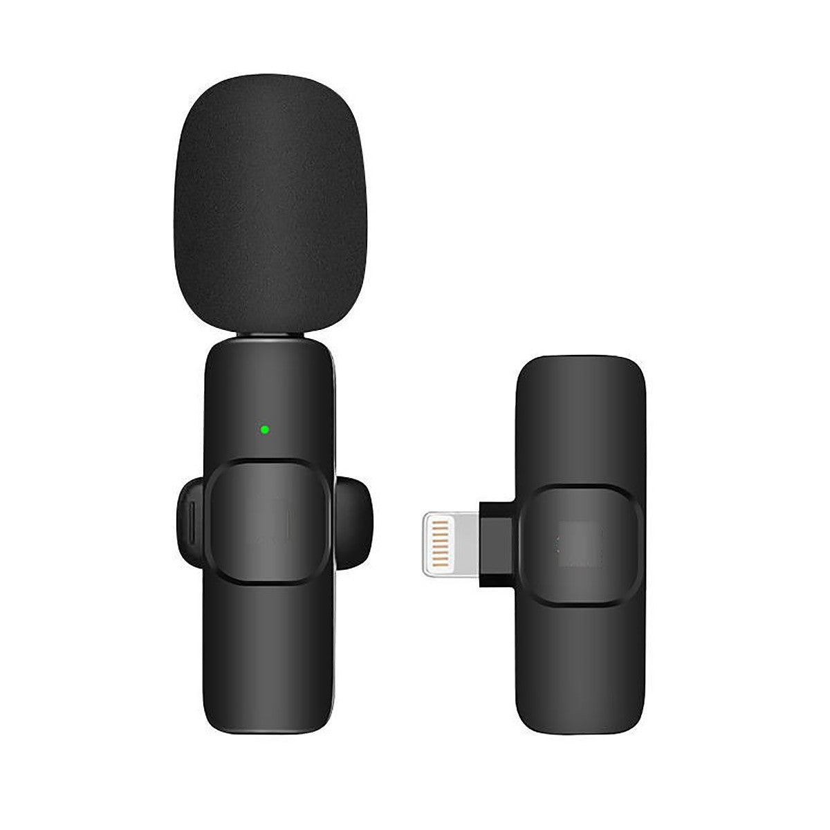 2 MICROFONI LAVALIER LIGHTNING INTERVISTE VIDEO REGISTRA MICROFONO AUDIO AC48829