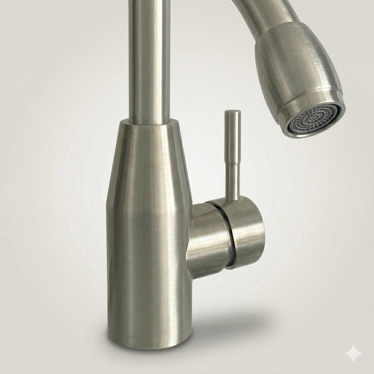 RUBINETTO MISCELATORE CUCINA MONOCOMANDO CROMATO COLLO ALTO GIREVOLE ACQUA 8066