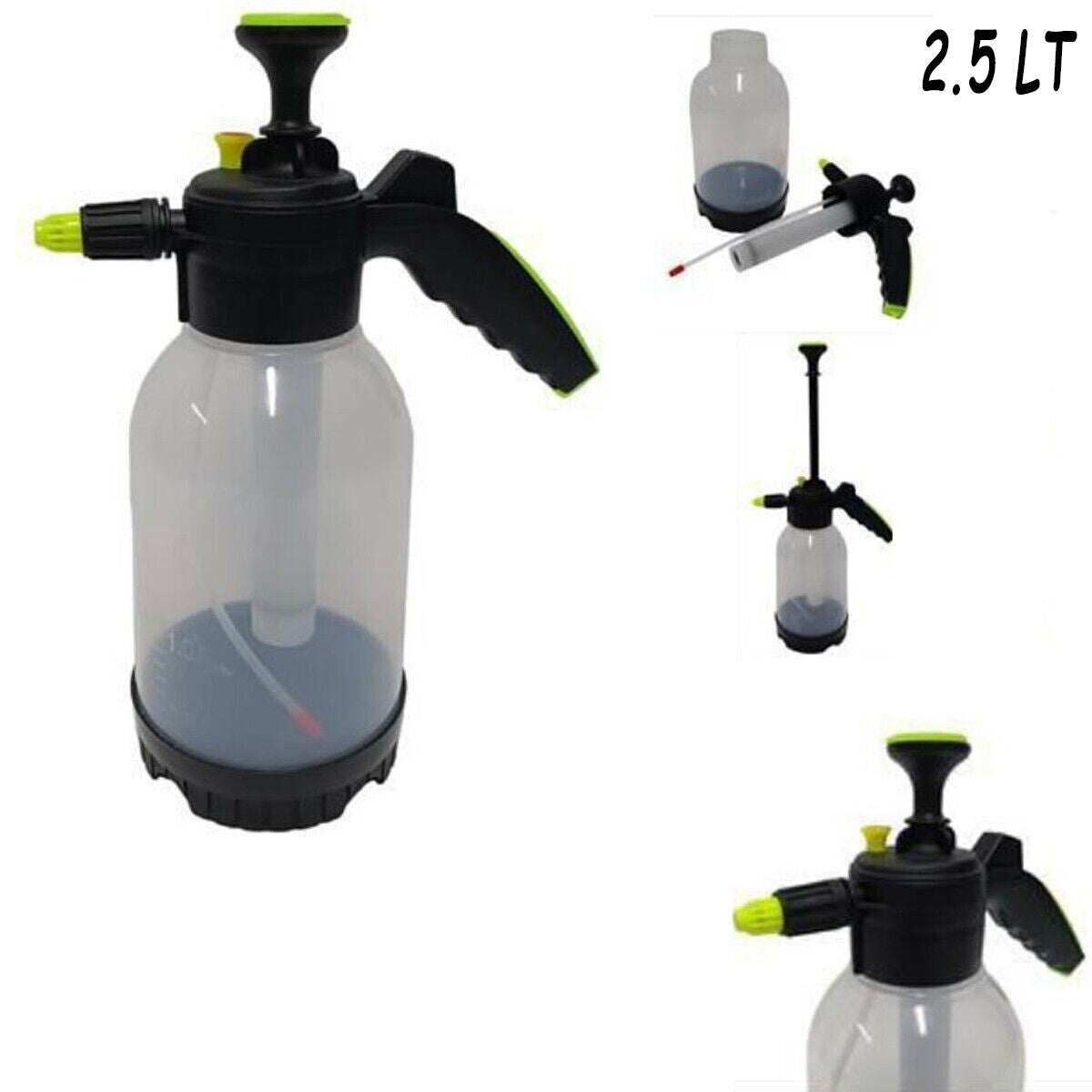 SPRUZZATORE A POMPA PRESSIONE 2.5LT UGELLO VAPORIZZATORE SPRUZZINO NEBULIZZATORE