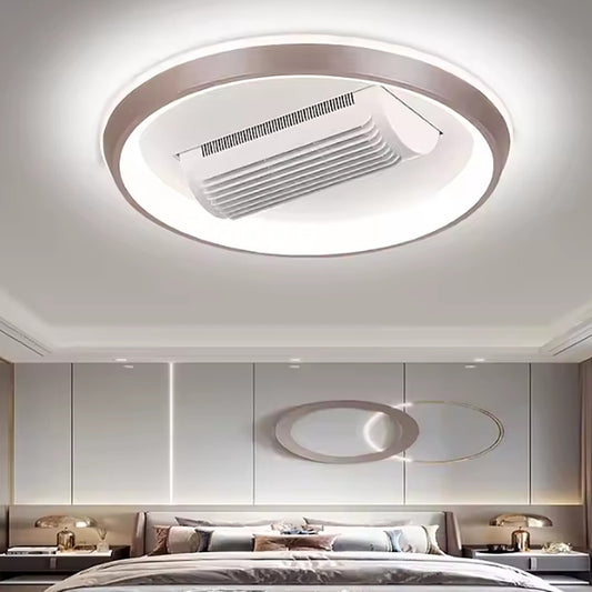 PLAFONNIER LED AVEC VENTILATEUR 45W 500MM SANS PALES LUMIÈRE CHAUDE FROIDE ET-31472