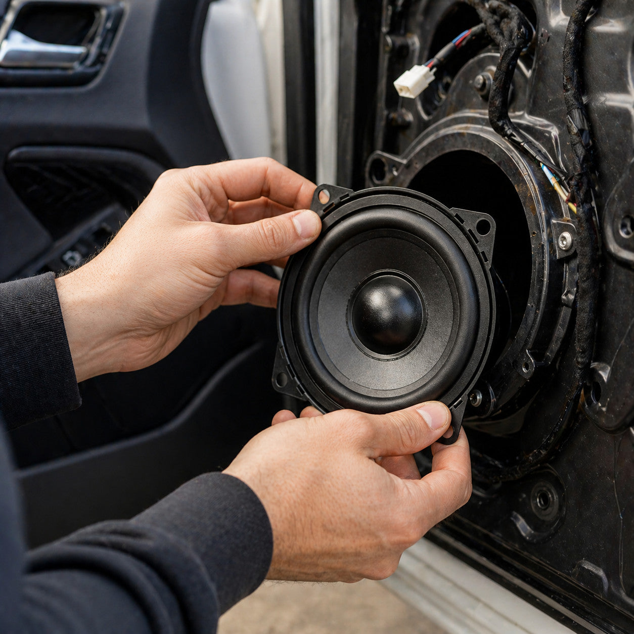 CAISSON DE VOITURE HAUT-PARLEUR 10 CM 20W RMS 60W MAX ENCEINTE AUDIO UNIVERSELLE CTC-407