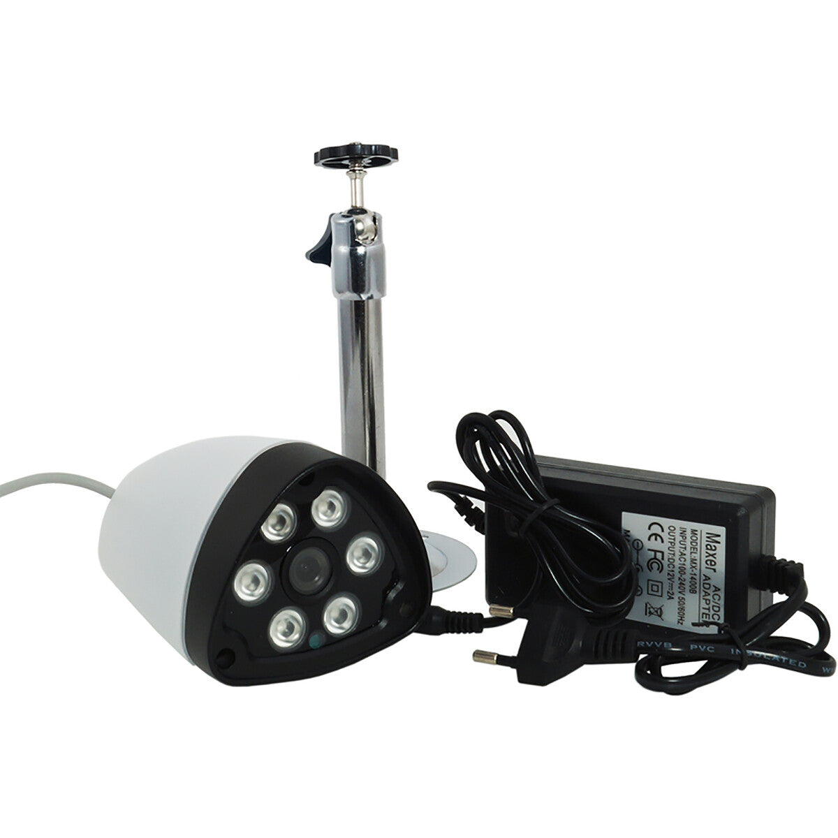 TELECAMERA CAMERA VIDEOSORVEGLIANZA INFRAROSSI 4 mm AHD 6 LED ARRAY 1.3 Mpx A75