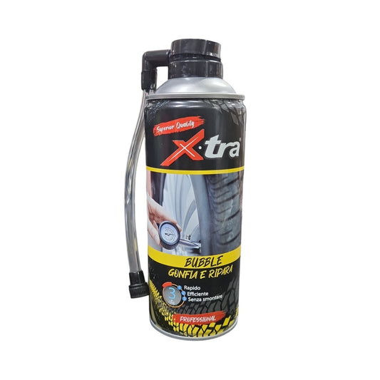 BOMBE AÉROSOL 400ML GONFLE ET RÉPARE PNEUS VOITURE MOTO VÉLO