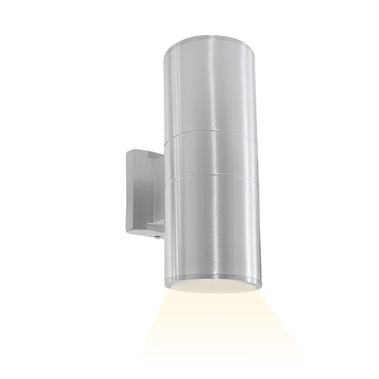 APPLIQUE MURALE LED LAMPE EXTÉRIEURE DESIGN MODERNE ALUMINIUM ARGENTÉ