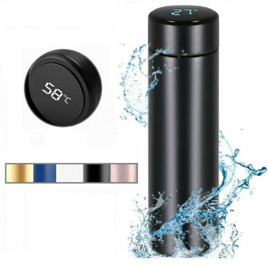 BOUTEILLE AFFICHAGE TACTILE EAU CHAUDE FROIDE INTELLIGENTE ACIER INOXYDABLE THERMOS