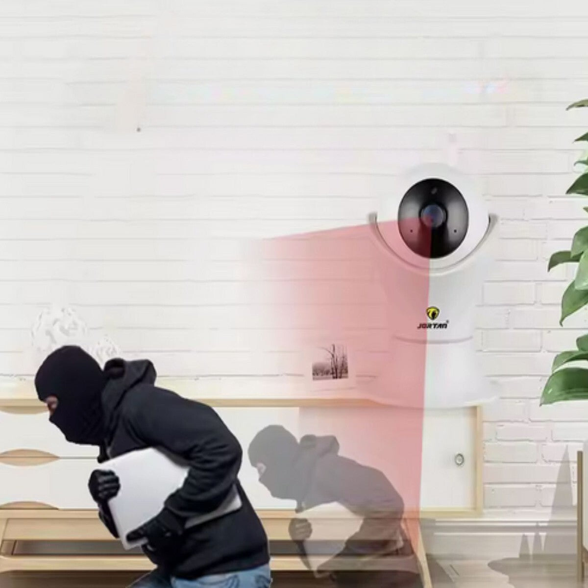 CAMÉRA IP WIFI ROBOTISÉE VIDÉOSURVEILLANCE INTELLIGENTE SÉCURITÉ MAISON 8165HP