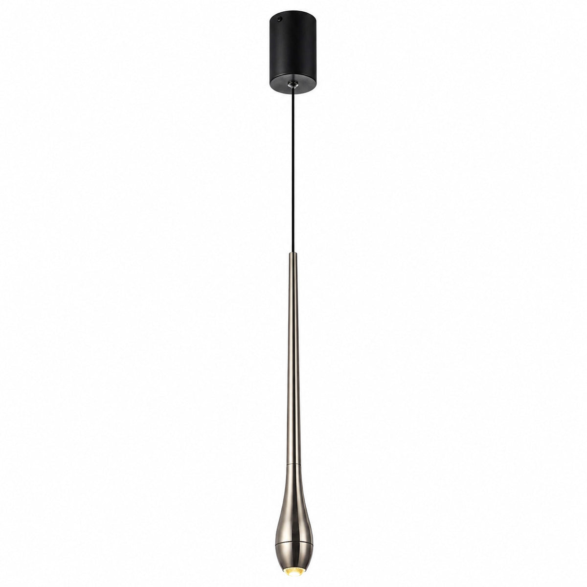 LAMPADARIO LED A SOSPENSIONE MODERNO SLIM NERO 6W DIMMERABILE CCT LP028
