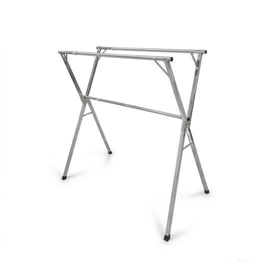 STENDIBIANCHERIA ALLUNGABILE 120-200CM PIEGHEVOLE ACCIAIO BALCONE ESTERNO 69729