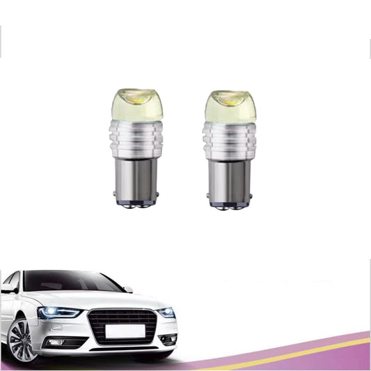 PAIRE D'AMPOULES 3 LED SMD 1157 VOITURE LUMIÈRE AMBRE 1.5W AMPOULE JAUNE 12V 02748