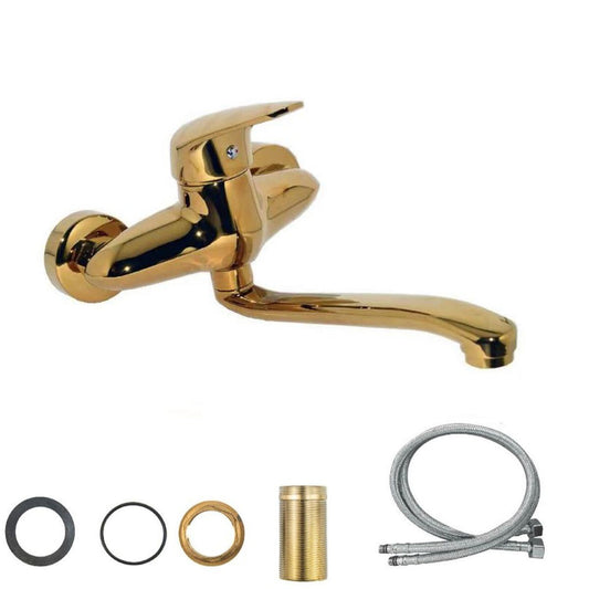 ROBINET MITIGEUR DORÉ OR MAISON BAIGNOIRE LAVABO LAVABO KIT DE MONTAGE 7183