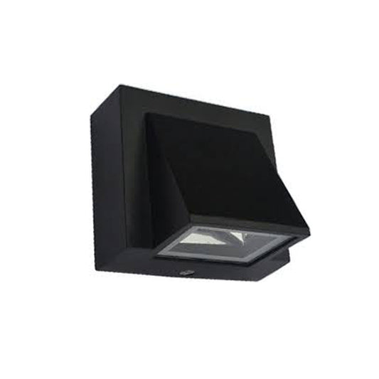 APPLIQUE LED COB IP65 FARETTO 5W LAMPADA MURO PARETE NERO LUCE FREDDA 6000K
