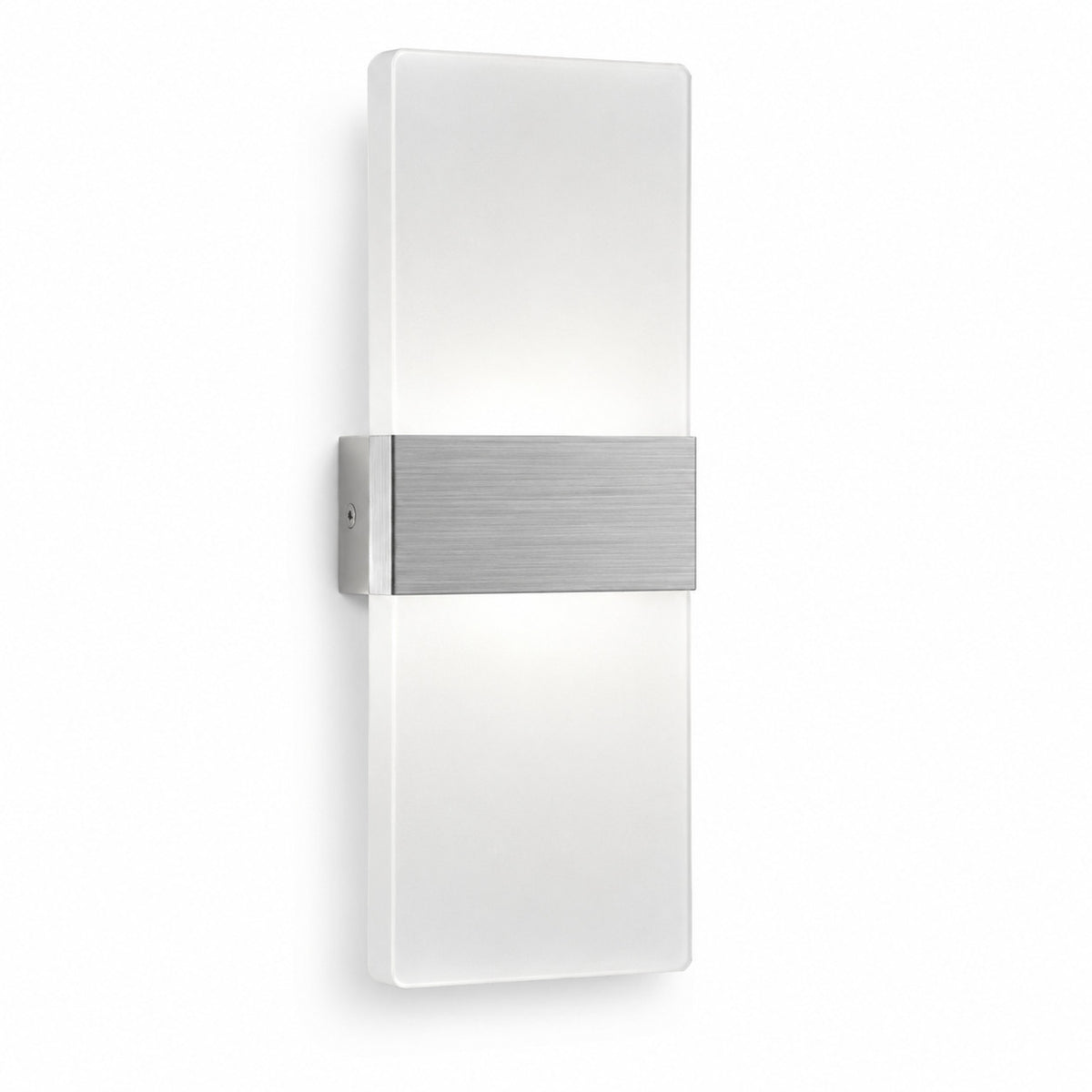 APPLIQUE LED 10W ESTERNO LAMPADA PARETE ARGENTO IP65 3000K 4000K 6000K ET-31701