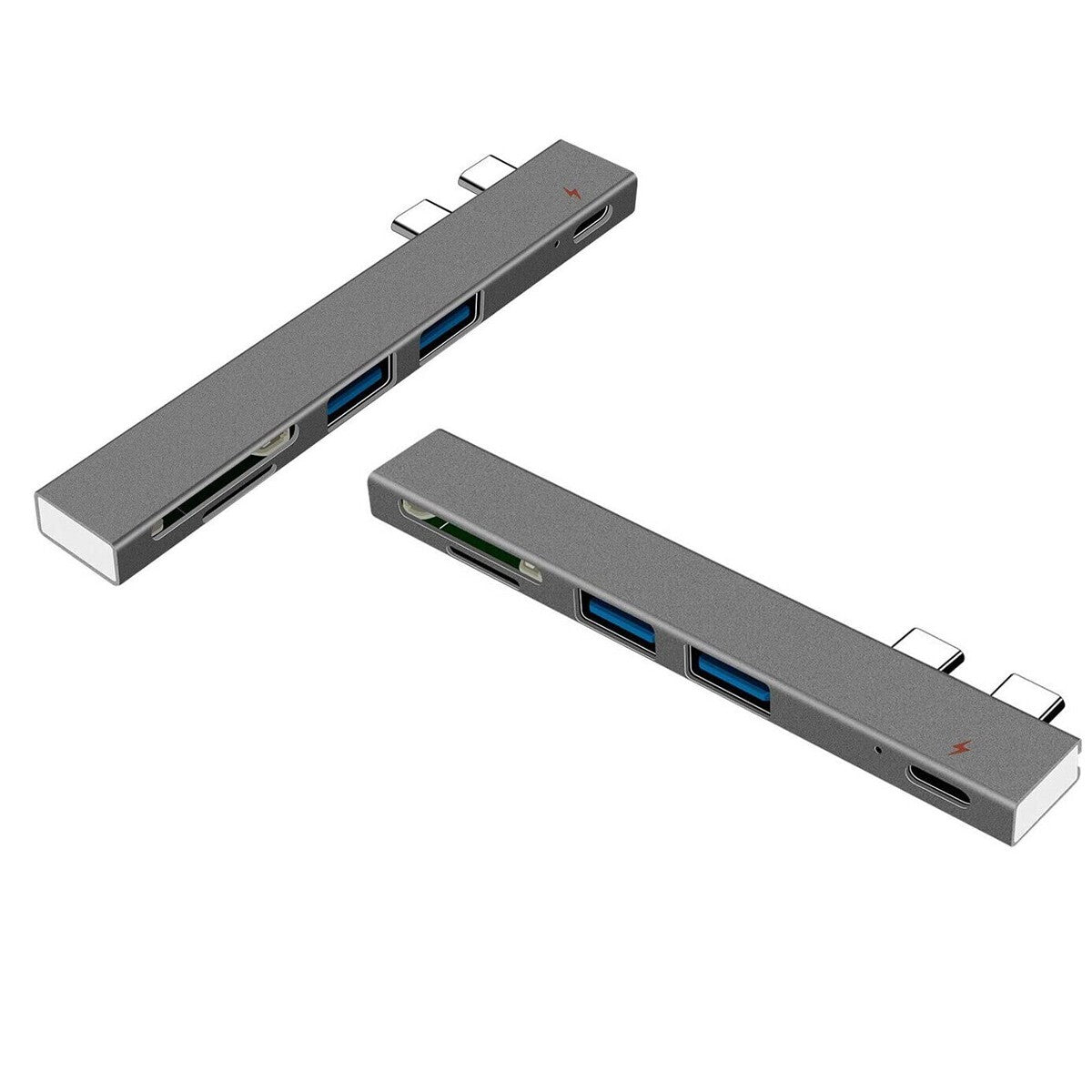 HUB USB C 5 IN 1 TIPO C MULTIPORTA USB 3.0 LETTORE CARD ADATTATORE Q-HUB810