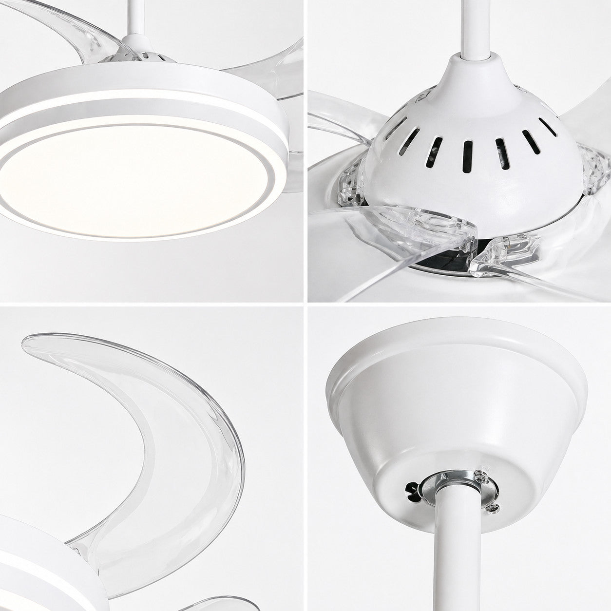 VENTILATEUR DE PLAFOND AVEC LUMIÈRE LED 42" 60W DIMMABLE TÉLÉCOMMANDE SJ-159