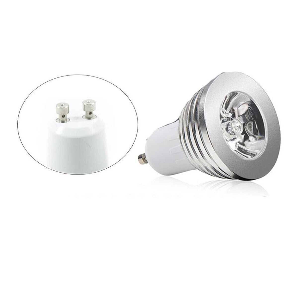 FARETTO LED LUCE RGB GU10 LAMPADINA 5W MULTICOLORE PROGRAMMABILE TELECOMANDO