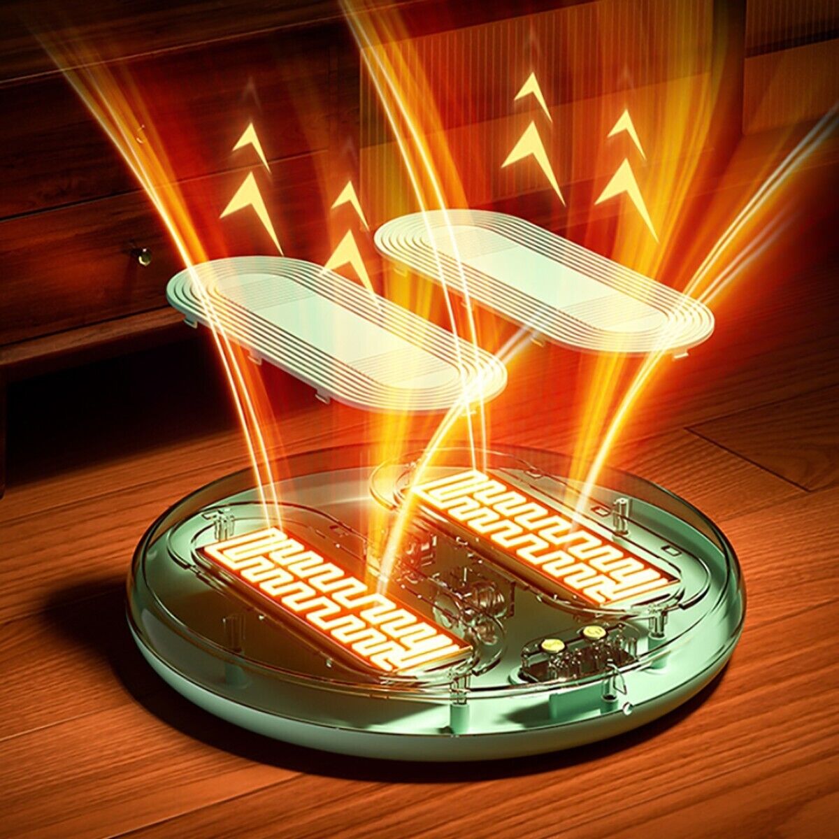 SCALDAPIEDI MASSAGGIANTE USB 3 LIVELLI PIEDI TEMPERATURA E VIBRAZIONE REGOLABILI