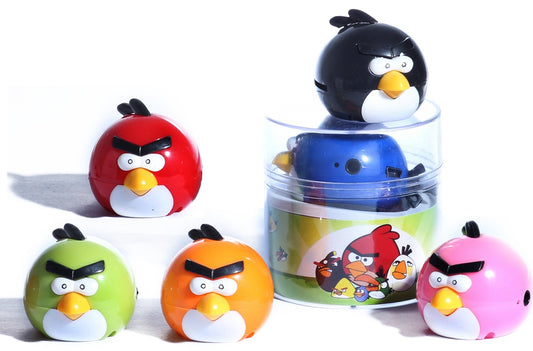 LECTEUR MP3 ANGRY BIRD PLUSIEURS COULEURS MUSIQUE MICRO SD TF MINI USB AVEC ÉCOUTEURS