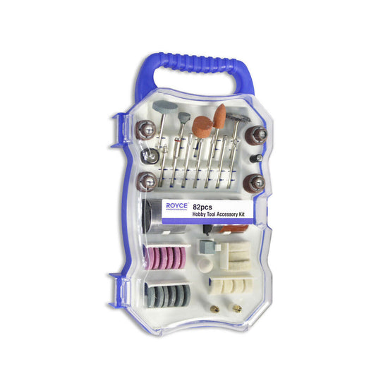KIT 82 ACCESSORI MINI TRAPANO DREMEL PUNTE INSERTI PER LUCIDARE LEVIGARE