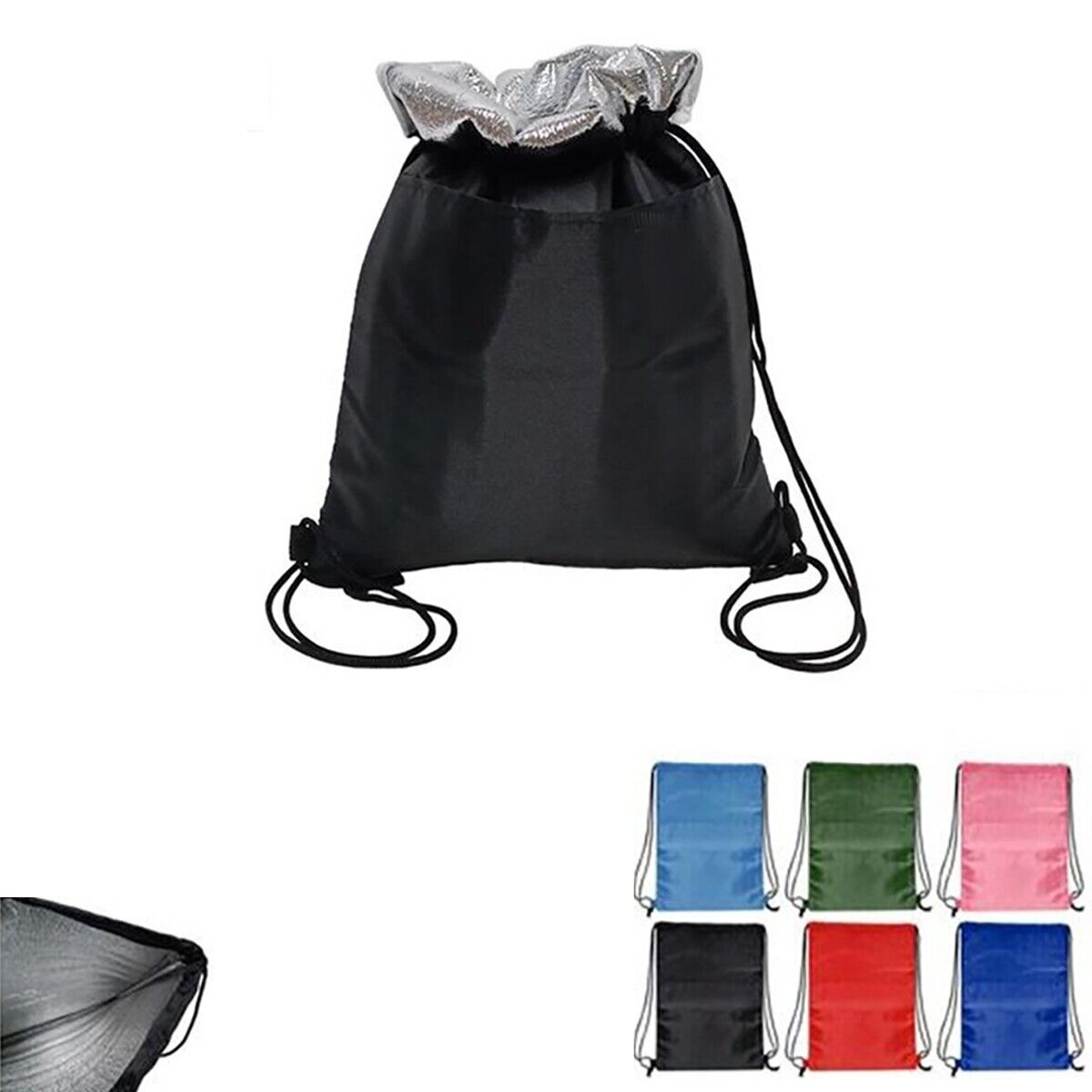 SACCA BORSA TERMICA 43X32CM TASCA INTERNO ALLUMINIO MARE SPIAGGIA FREDDO CALDO