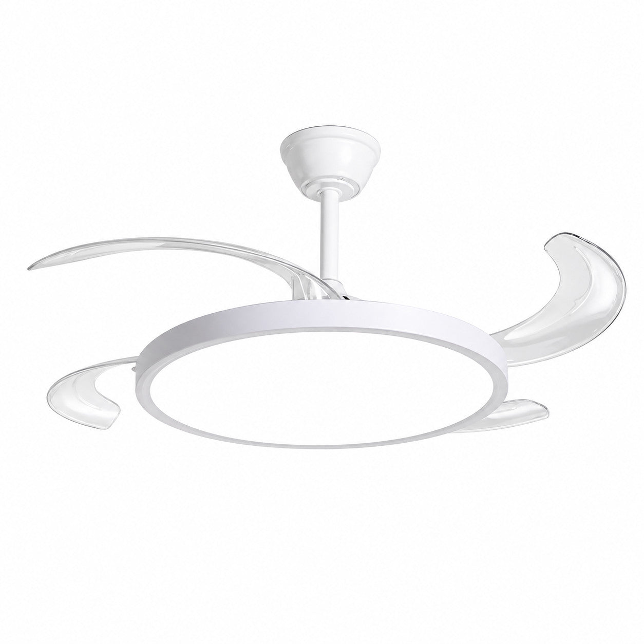 VENTILATEUR DE PLAFOND LUMIÈRE LED 80W PALES RÉTRACTABLES 48" TÉLÉCOMMANDE SJ-198 CB001