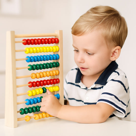 ABACO GIOCO EDUCATIVO LEGNO PER BAMBINI CALCOLI MATEMATICI APPRENDIMENTO 52306