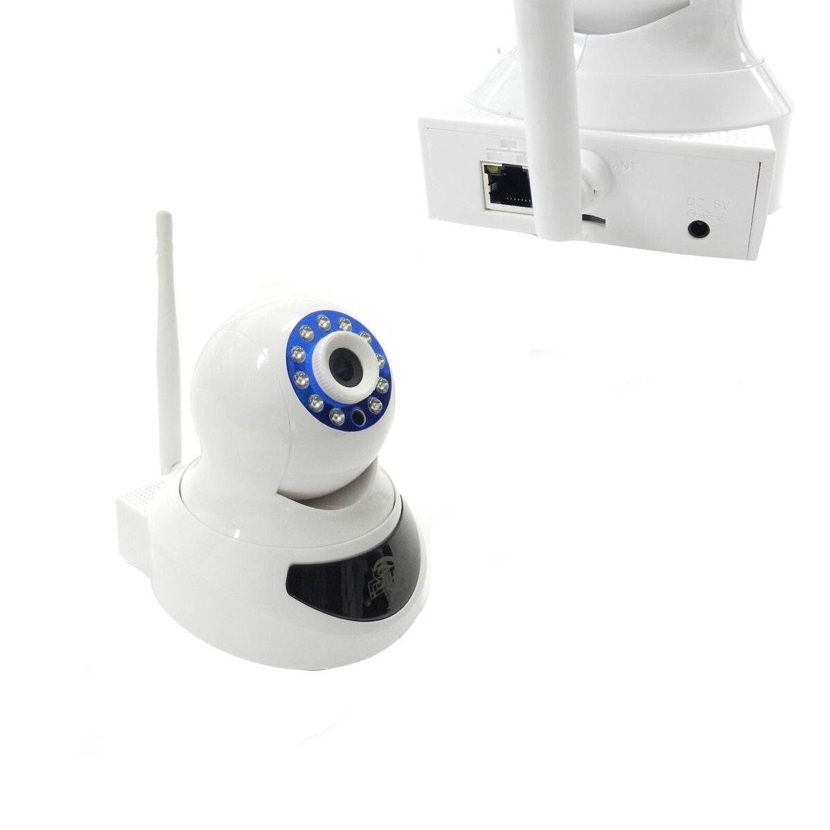 CAMÉRA IP 720P SANS FIL P2P ENREGISTREMENT SUR CARTE MICRO SD DVR 11 LED LAN RJ45