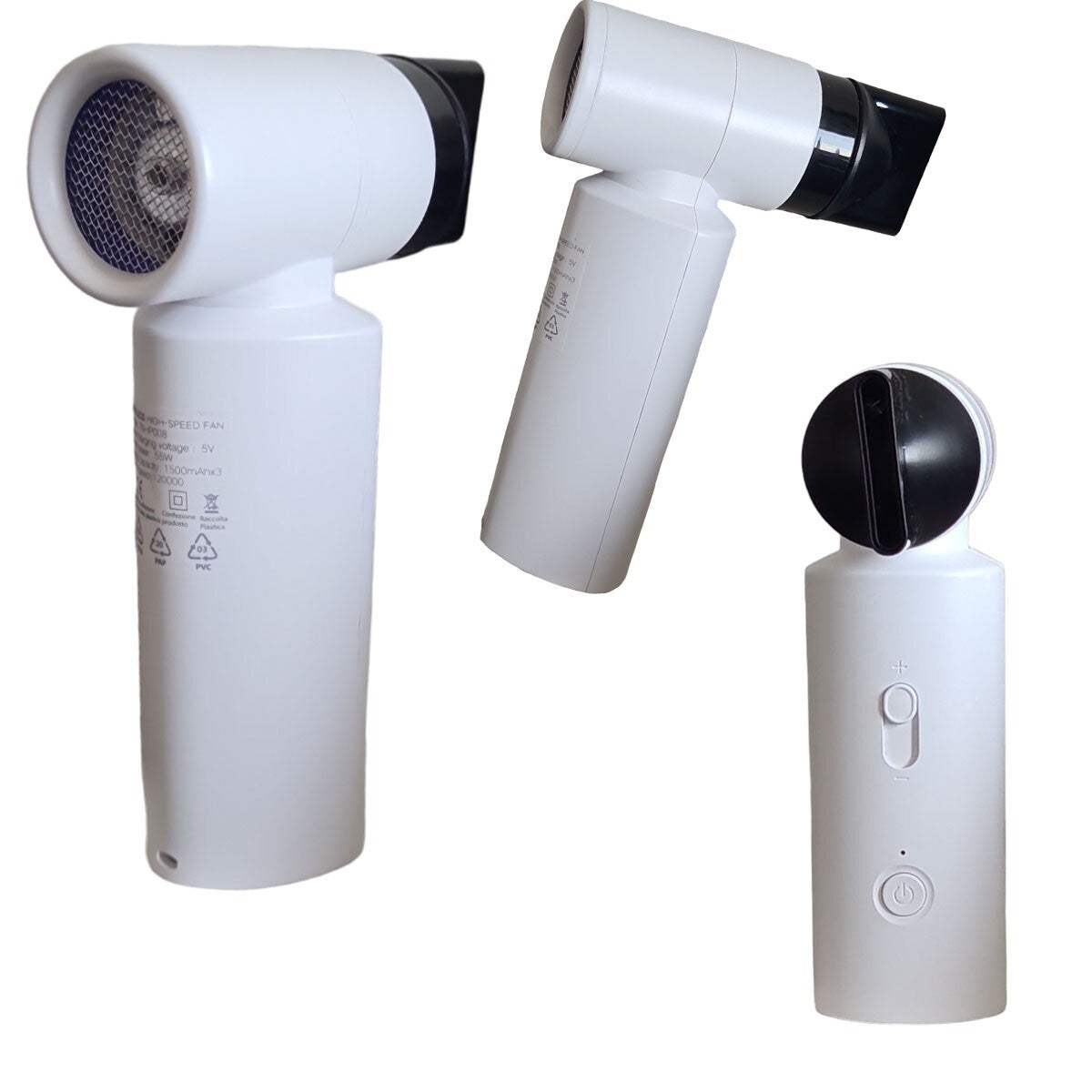MINI SOFFIATORE SENZA FILI RICARICABILE AUTO CASA UFFICIO SOFFIA USB TN-IP008