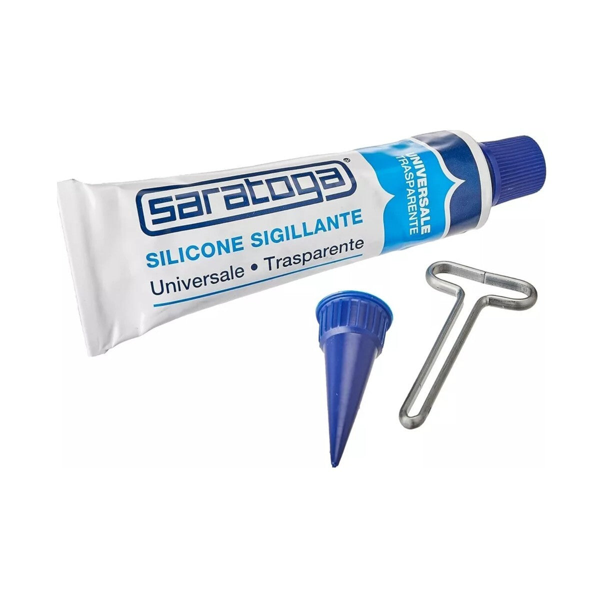 SILICONE SARATOGA MASTIC UNIVERSEL TRANSPARENT BLISTER 60 ML