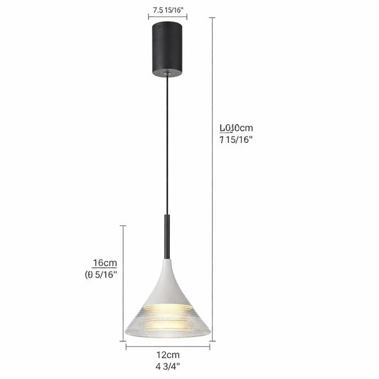 SUSPENSION LED 4W RÉGLABLE 3 COULEURS 3000K 4000K 6000K 400LM LP014