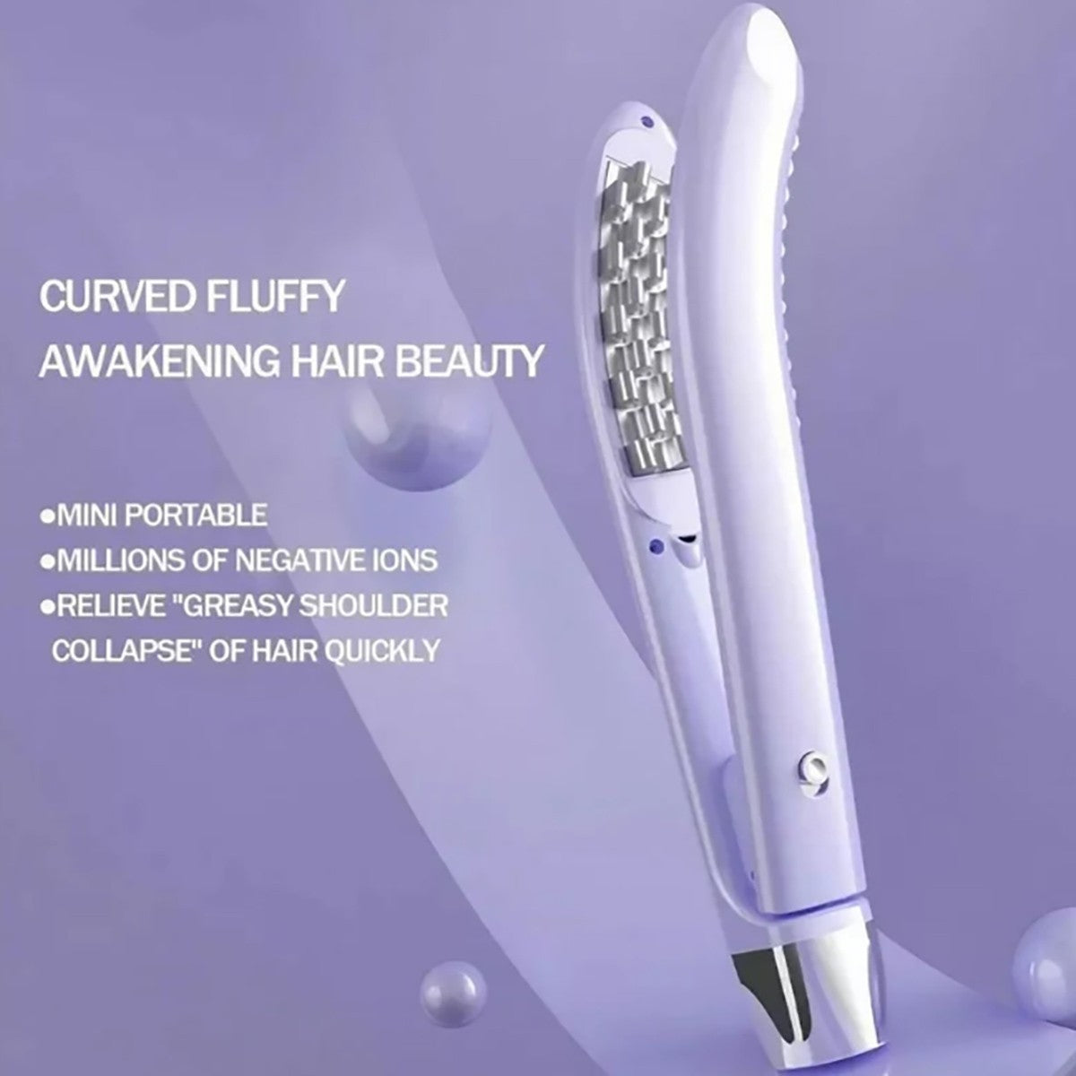 PIASTRA PER CAPELLI CURVA VOLUMIZZANTE ONDULATI CERAMICA PORTATILE YY-166