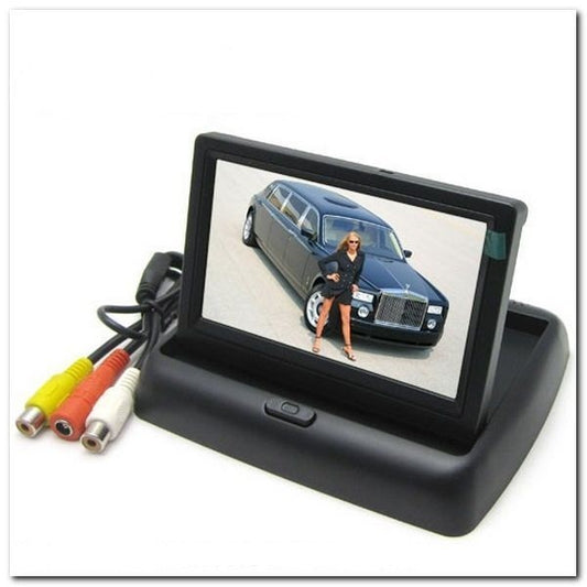 MONITOR LCD A SCOMPARSA TFT 4.3" A COLORI AUTO CAMPER PER TELECAMERA RETROMARCIA