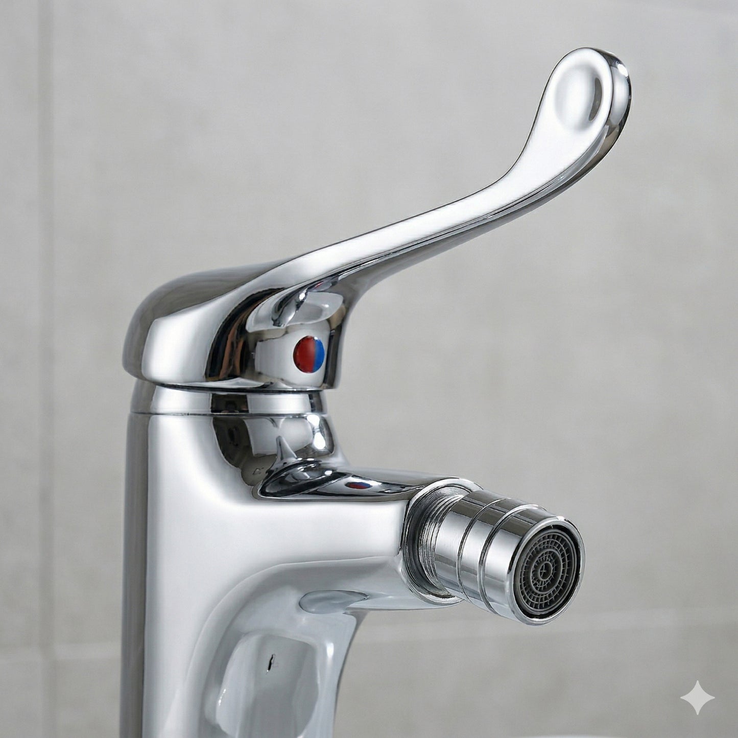 RUBINETTO MISCELATORE BIDET MONOCOMANDO LAVANDINO CROMATO LEVA LUNGA JH-5039
