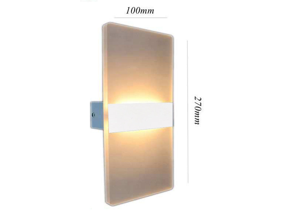 APPLIQUE MURALE À LED MAISON DÉCORATION MODERNE LAMPE 3000K 16W LUMIÈRE CHAUDE MUR