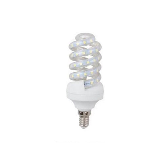 AMPOULE LAMPE LED SMD 2835 9W WATT E14 SPIRALE BASSE CONSOMMATION LUMIÈRE FROIDE