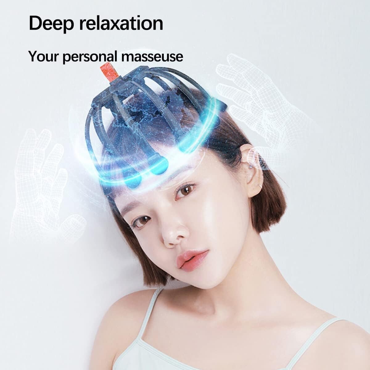 MASSAGGIATORE A RAGNO ELETTRICO PER LA TESTA RILASSANTE PER IL CUOIO CAPELLUTO