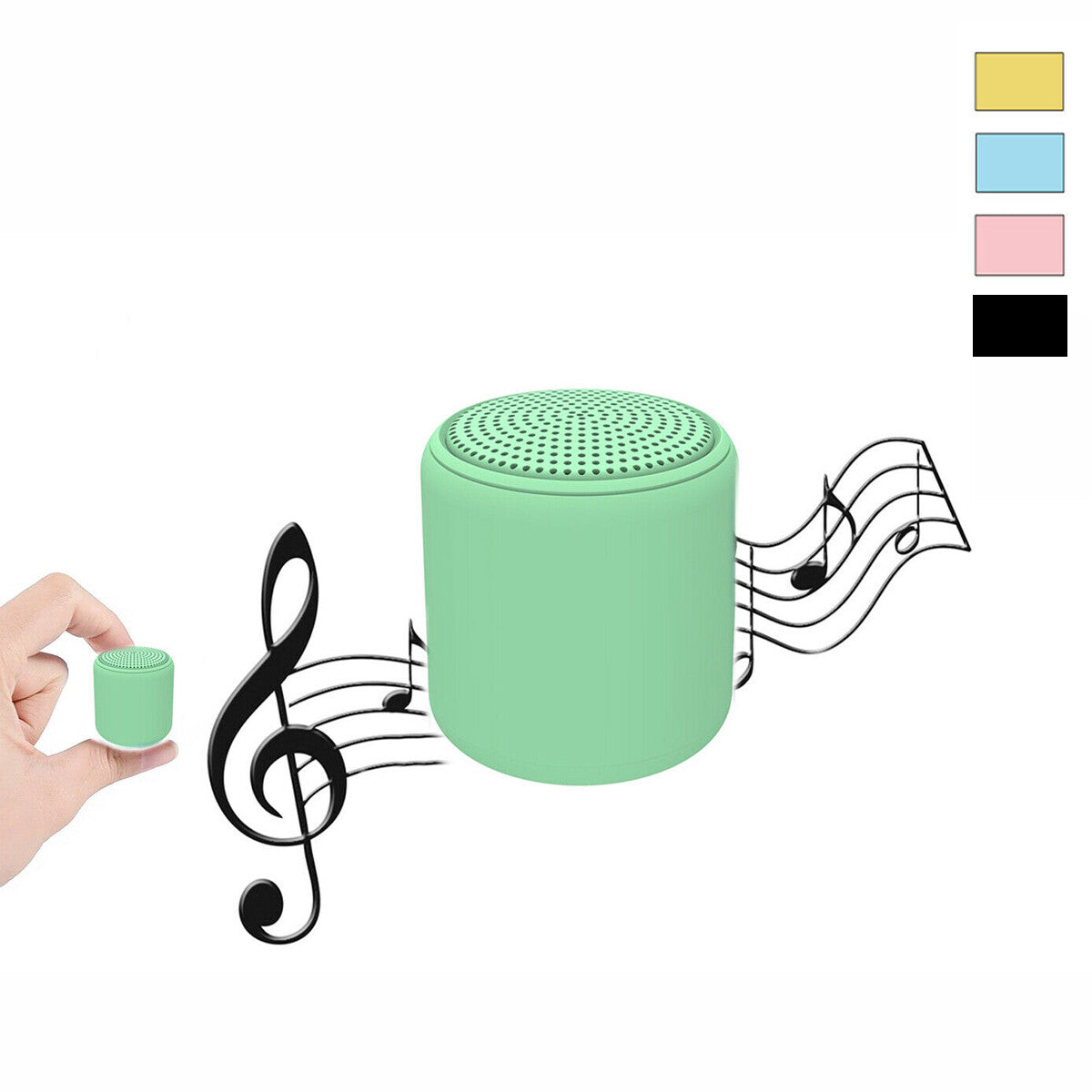 MINI CASSA SPEAKER PORTATILE ALTOPARLANTE BLUETOOTH WIRELESS VIVAVOCE V5.0 T001