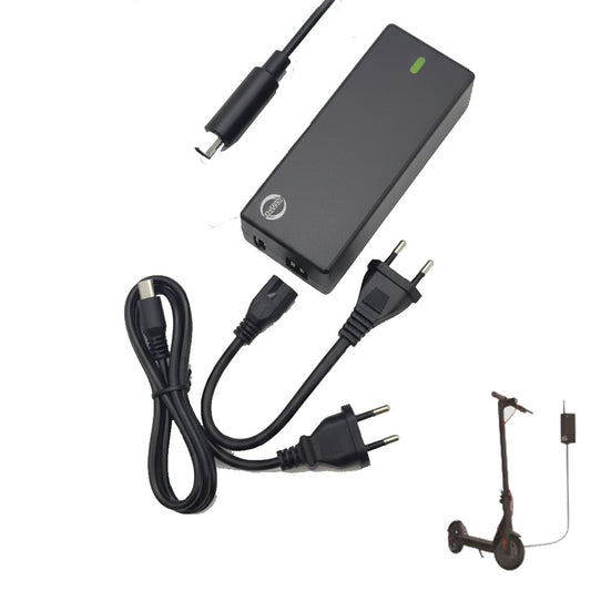 CHARGEUR UNIVERSEL 42V 2A 84W POUR TROTTINETTE ÉLECTRIQUE LED RECHARGE AS-05973