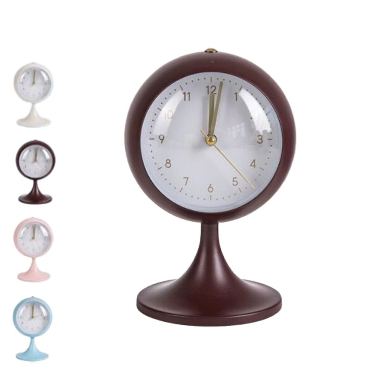 OROLOGIO SVEGLIA ANALOGICA DA TAVOLO COMODINO RETRÒ VINTAGE SILENZIOSA AS-06428