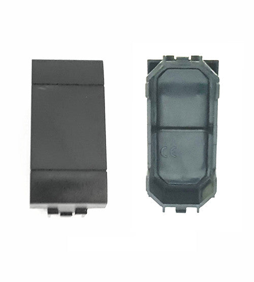 MODULE BOUCHON OBTURATEUR CACHE-TROU DE FERMETURE COMPATIBLE LIVING NOIR CL 115