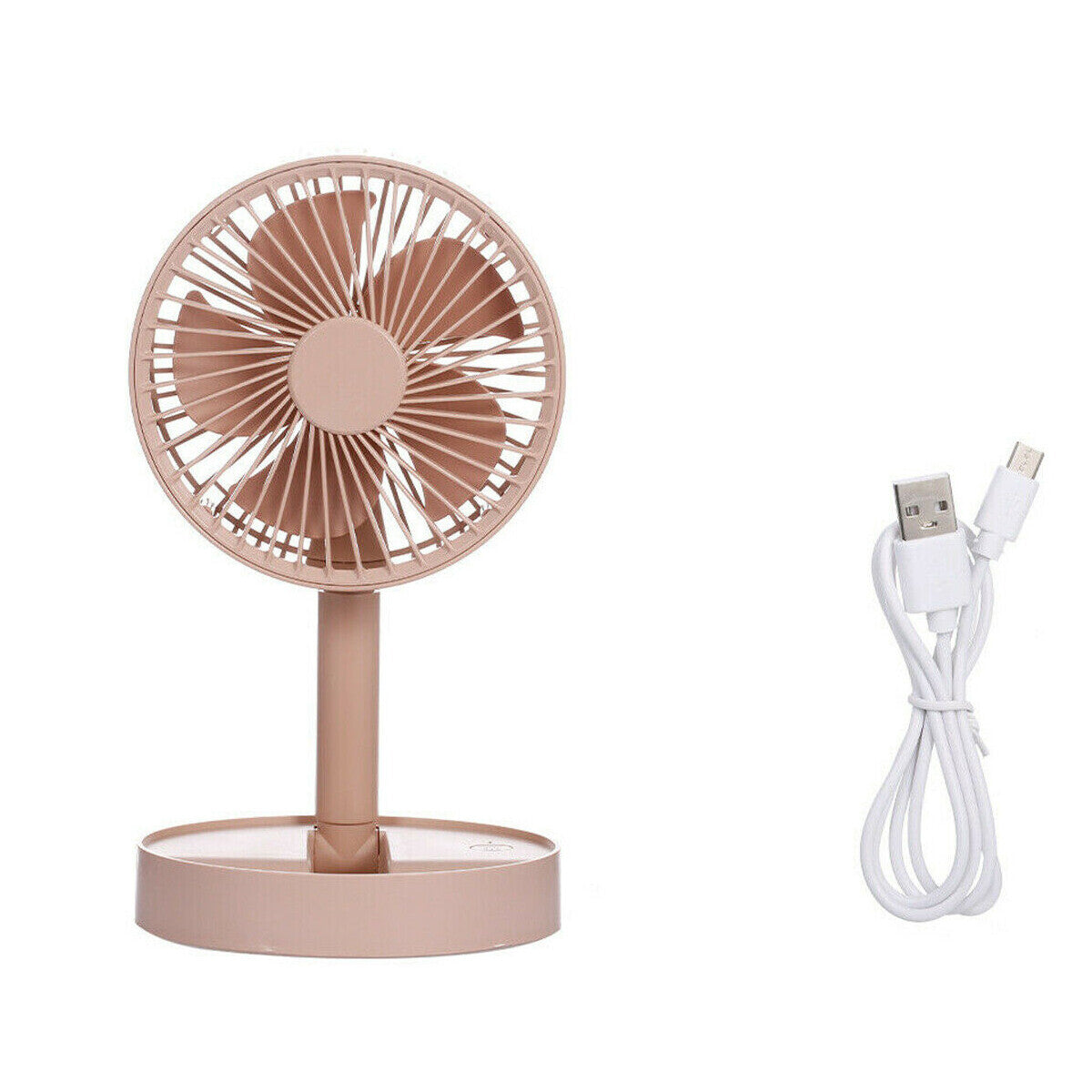MINI VENTILATORE PIEGHEVOLE DA VIAGGIO RICARICABILE USB REGOLABILE TE-B0336