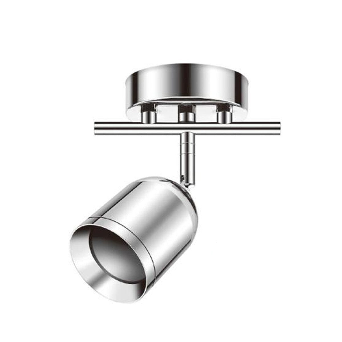 APPLIQUE SPOT PLAFONNIER 6.5*9.5CM PLAFONNIER ORIENTABLE GU10 LED CHROME