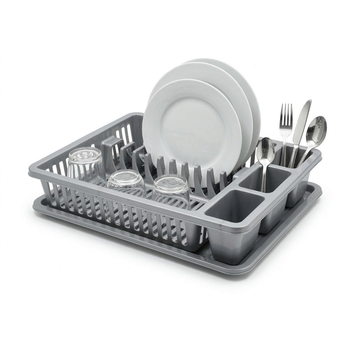 SCOLAPIATTI CON VASSOIO RACCOGLIGOCCE 45X35CM PORTAPOSATE PER CUCINA CASA ACQUA