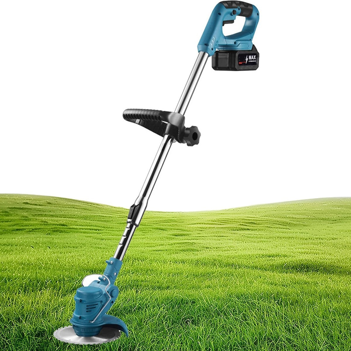 DECESPUGLIATORE TAGLIA ERBA BATTERIA RICARICABILE 48V SENZA FILI GIARDINO 800W