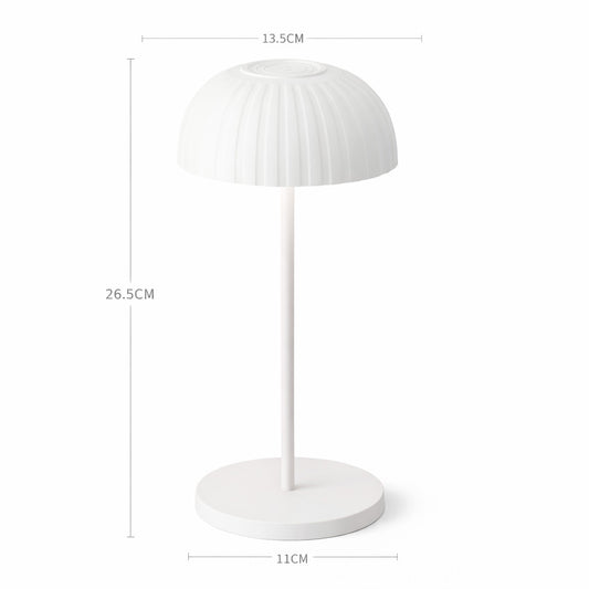 LAMPADA TAVOLO LED RICARICABILE BIANCA TOUCH USB BATTERIA 2000MAH DESIGN LPT144
