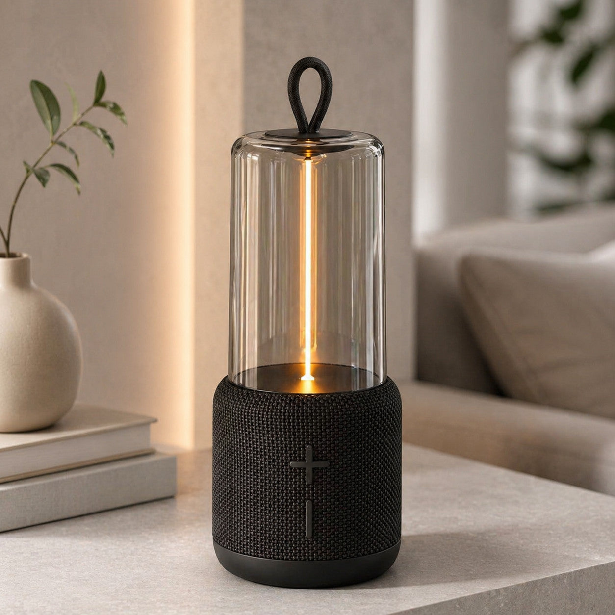 ENCEINTE BLUETOOTH PORTABLE SANS FIL LUMIÈRE RVB RECHARGEABLE USB AS-08032
