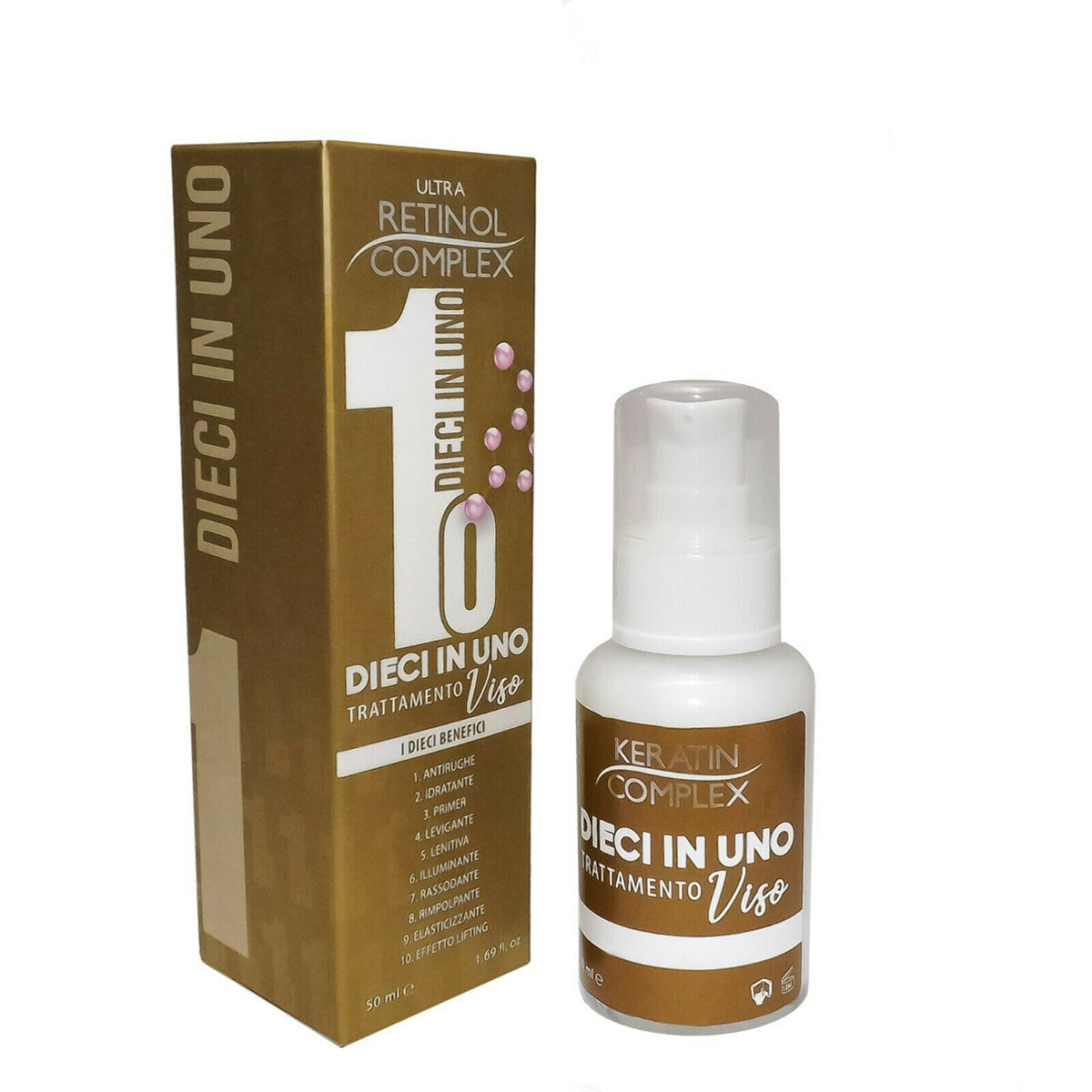RETINOL COMPLEX DIECI IN UNO TRATTAMENTO VISO CON 10 BENEFICI PER LA PELLE